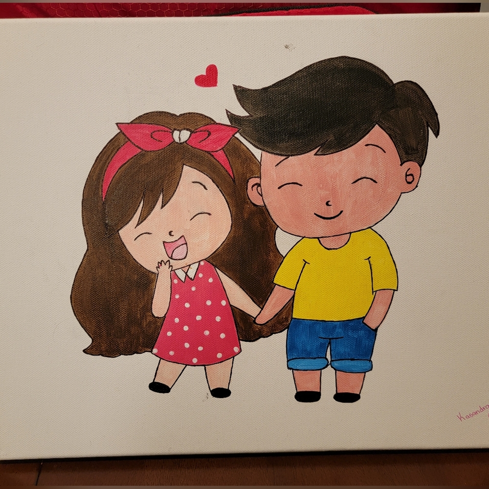 Acrylic paint on canvas
